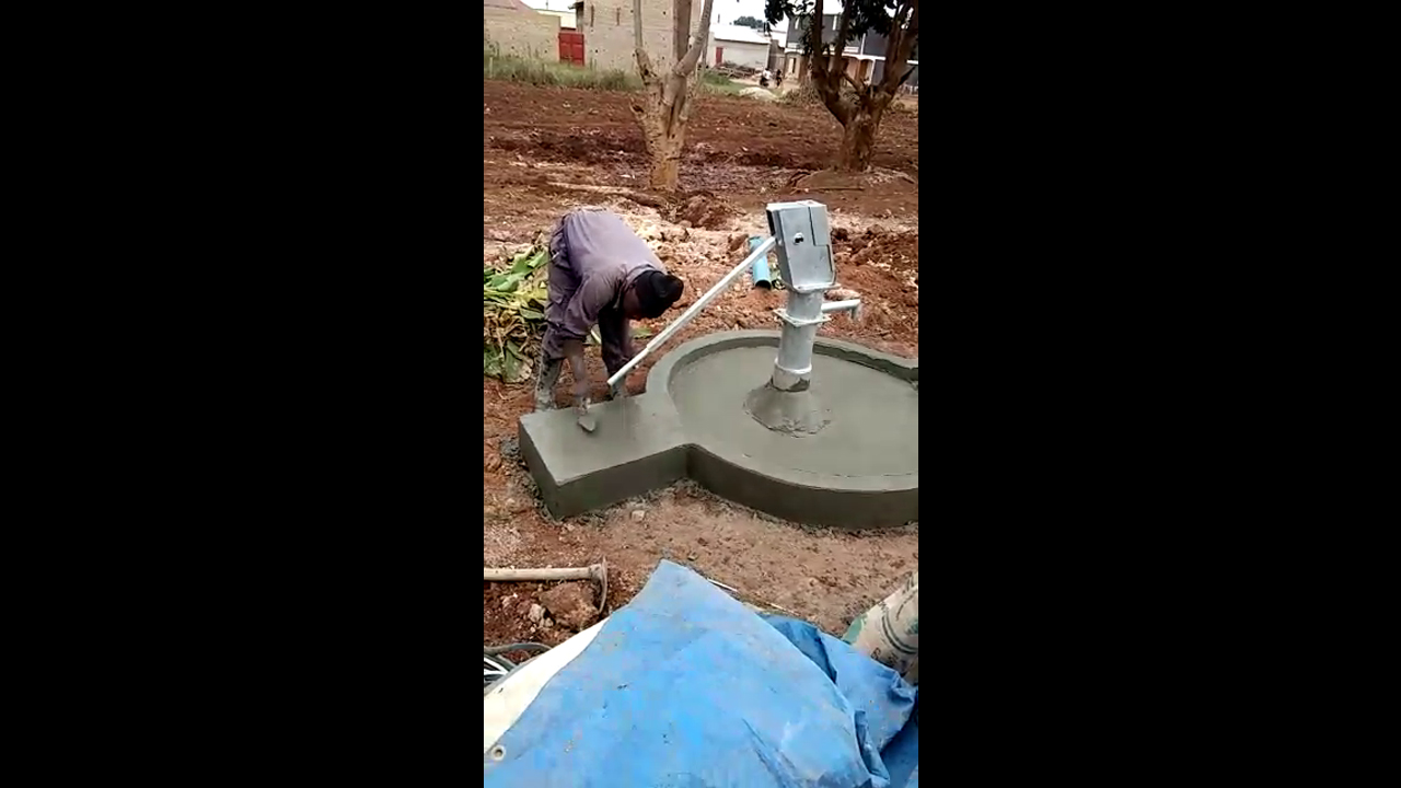 Finishing Touches to a Bore Well